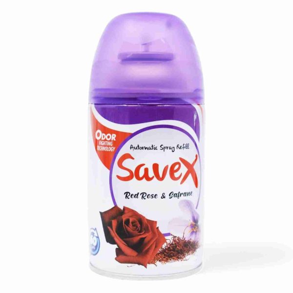 SAVEX AIR FRESHNER RED ROSE 250ML