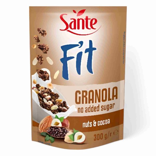 SANTE FIT GRANOLA NUTS & COCOA 300 GM