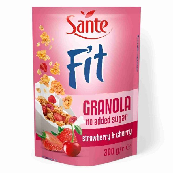 SANTE FIT GRANOLA STRAWBERRY & CHERRY 300 GM