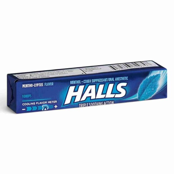 HALLS CHEWINGUM 25 GM MENTHOL