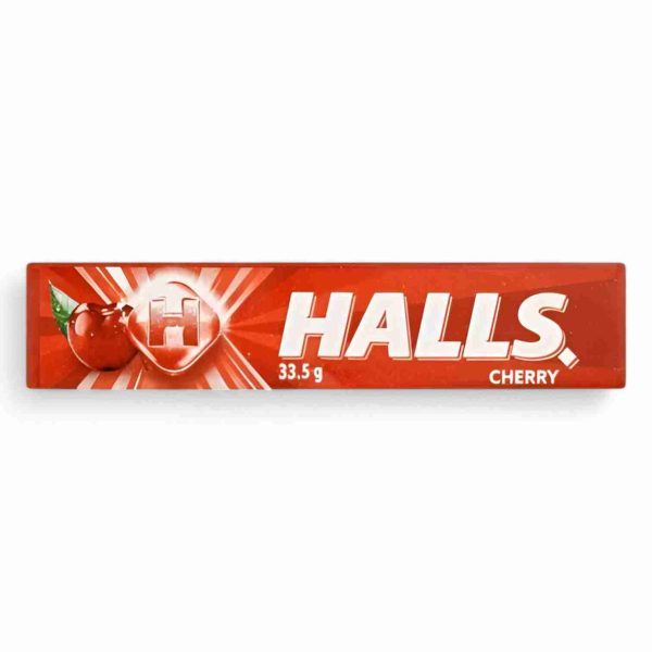 HALLS CHEWINGUM 25 GM CHERRY