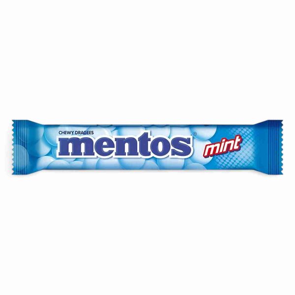 MENTOS CHEWY DRAGEES 29GM MINT