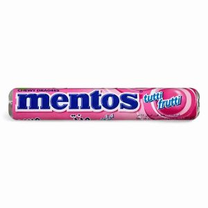 MENTOS CHEWY DRAGEES 29GM TUTTI FRUTI