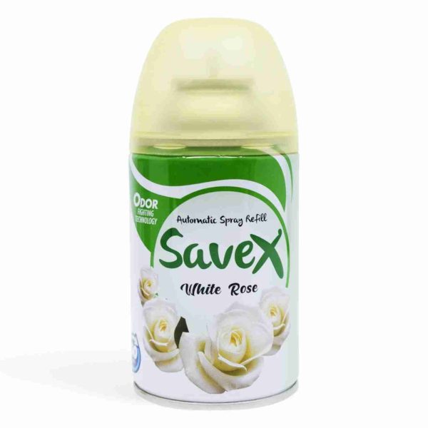 SAVEX AIR FRESHNER WHITE ROSE 250ML