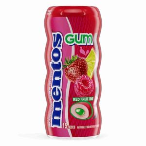 MENTOS PURE FRESH CHEWING GUM 14NOS RED FRUIT LIME