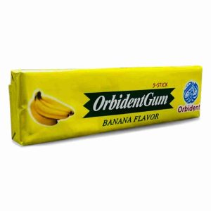 ORBIDENT CHEWING GUM BANANA
