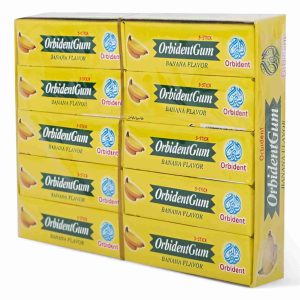 ORBIDENT CHEWING GUM BANANA*20PCS