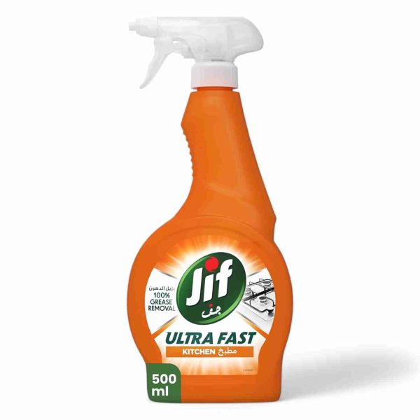 JIF ULTRA  FAST KITCHEN CLEANING SPRAY 500ML