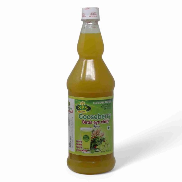 SPS GOOSEBERRY & BIRDS EYE CHILLI SYRUP 500 M