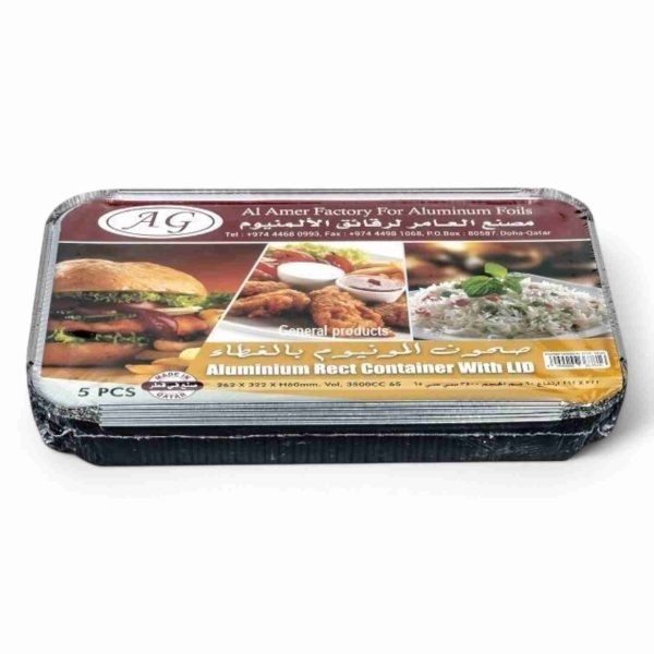 AG ALUMINIUM CONTAINER BIG 5 PCS 83190