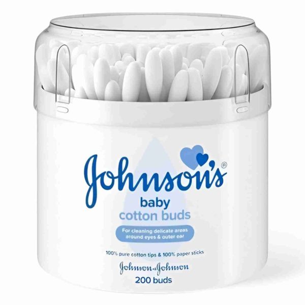 JOHNSONS BABY COTTON BUDS 200 PCS