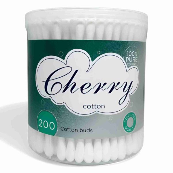 CHERRY COTTON BUDS 200 PCS