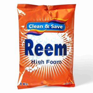 REEM DETERGENT POWDER HIGH FOAM 1 KG POUCH