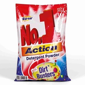 NO.1 ACTION DETERGENT POWDER 1 KG