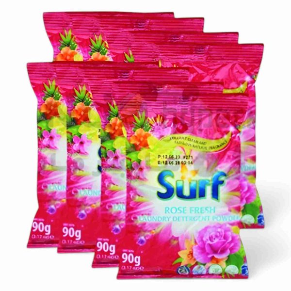 SURF ROSE FRESH LAUNDRY DETERGENT POWDER 90GM * 12PCS