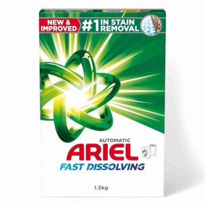 ARIEAL FAST DISSOLVING DETERGENT POWDER 1.5KG